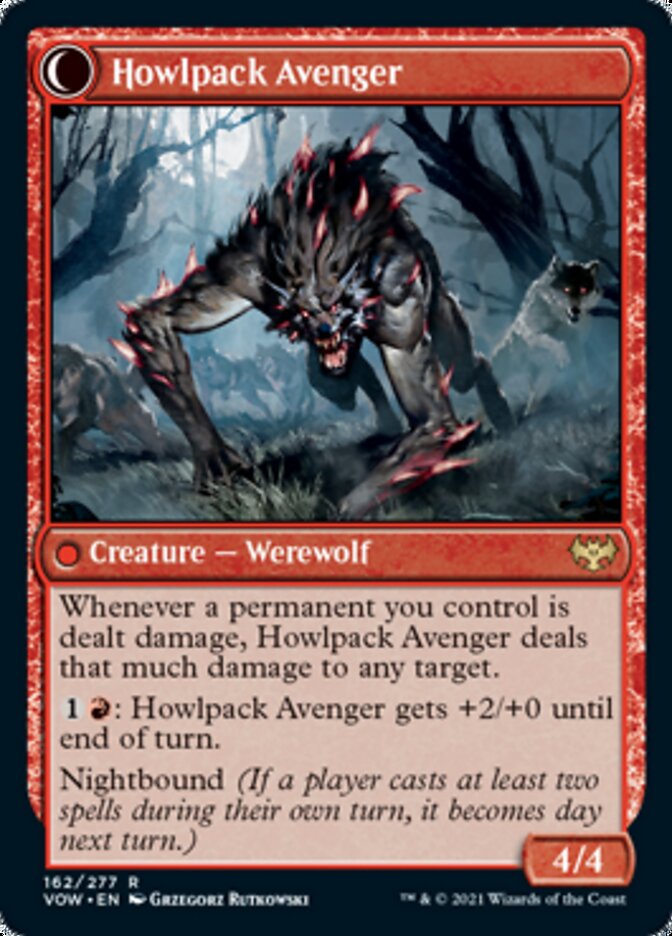 Ill-Tempered Loner // Howlpack Avenger [Innistrad: Crimson Vow] | The CG Realm