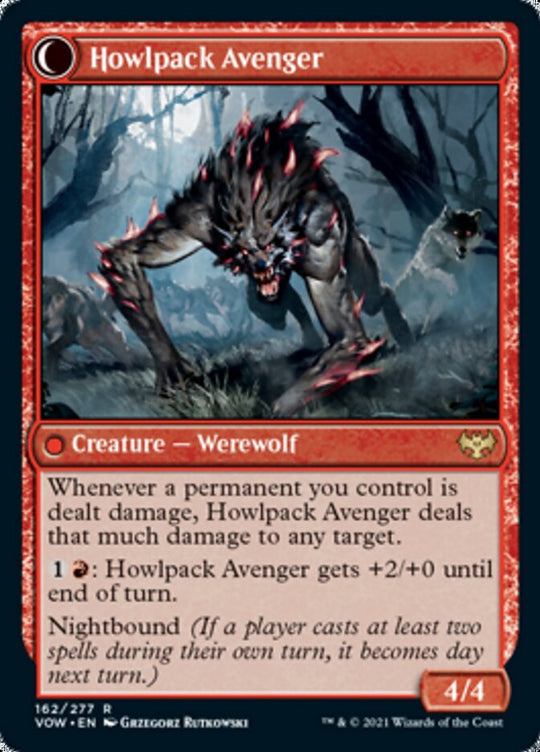 Ill-Tempered Loner (VOW-162) - Innistrad: Crimson Vow: (Double Faced Transform)