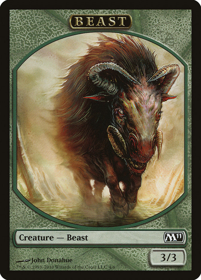 Beast Token [Magic 2011 Tokens] | The CG Realm