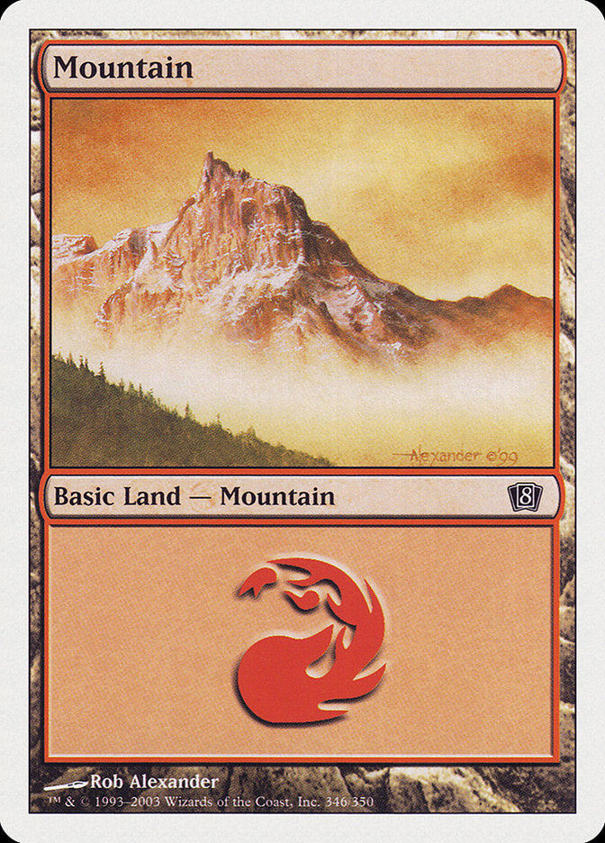 Mountain (346) [Eighth Edition] | The CG Realm