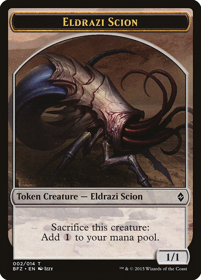 Eldrazi Scion Token (002/014) [Battle for Zendikar Tokens] | The CG Realm