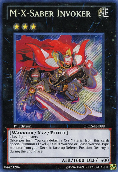 M-X-Saber Invoker [ORCS-EN099] Secret Rare | The CG Realm