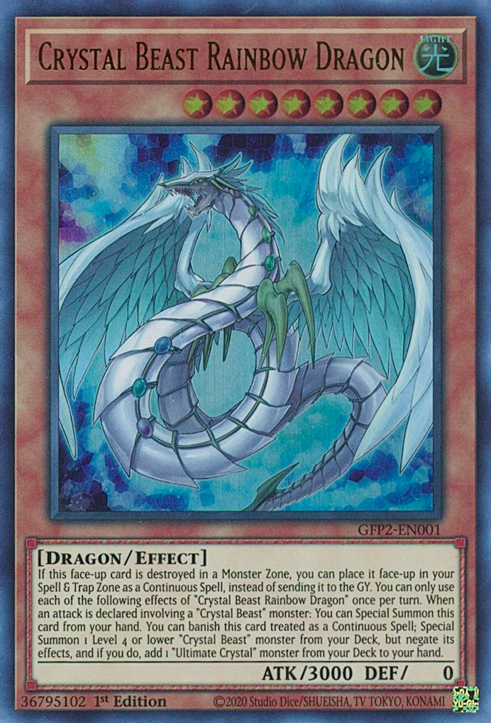 Crystal Beast Rainbow Dragon [GFP2-EN001] Ultra Rare | The CG Realm