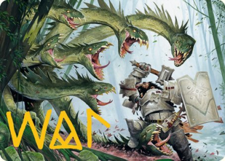 Lair of the Hydra Art Card (Gold-Stamped Signature) [Dungeons & Dragons: Adventures in the Forgotten Realms Art Series] | The CG Realm