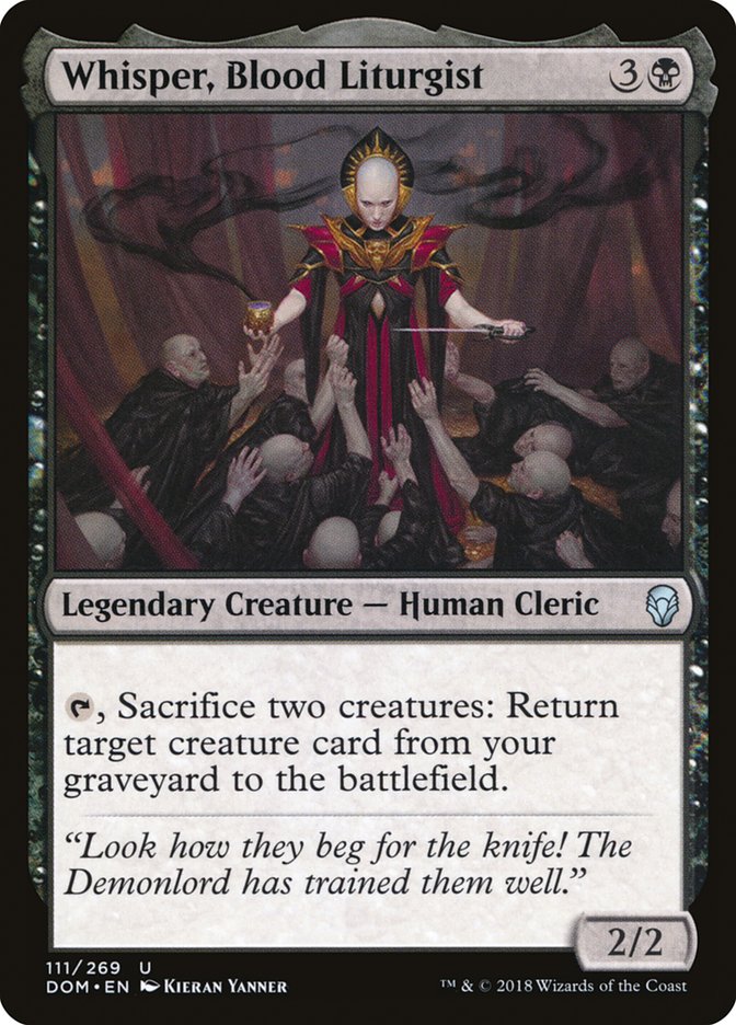 Whisper, Blood Liturgist [Dominaria] | The CG Realm