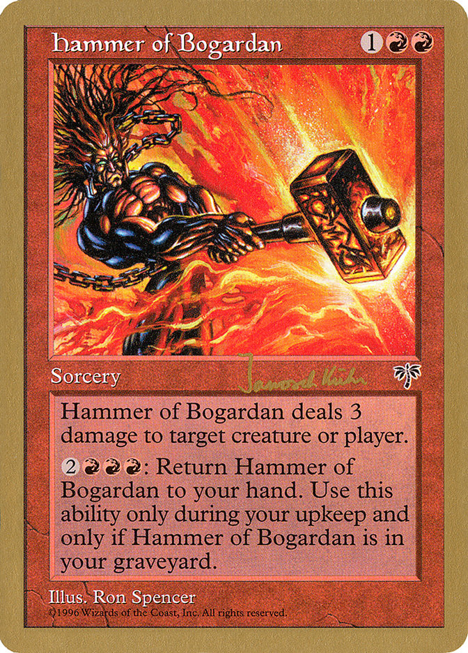 Hammer of Bogardan (Janosch Kuhn) [World Championship Decks 1997] | The CG Realm