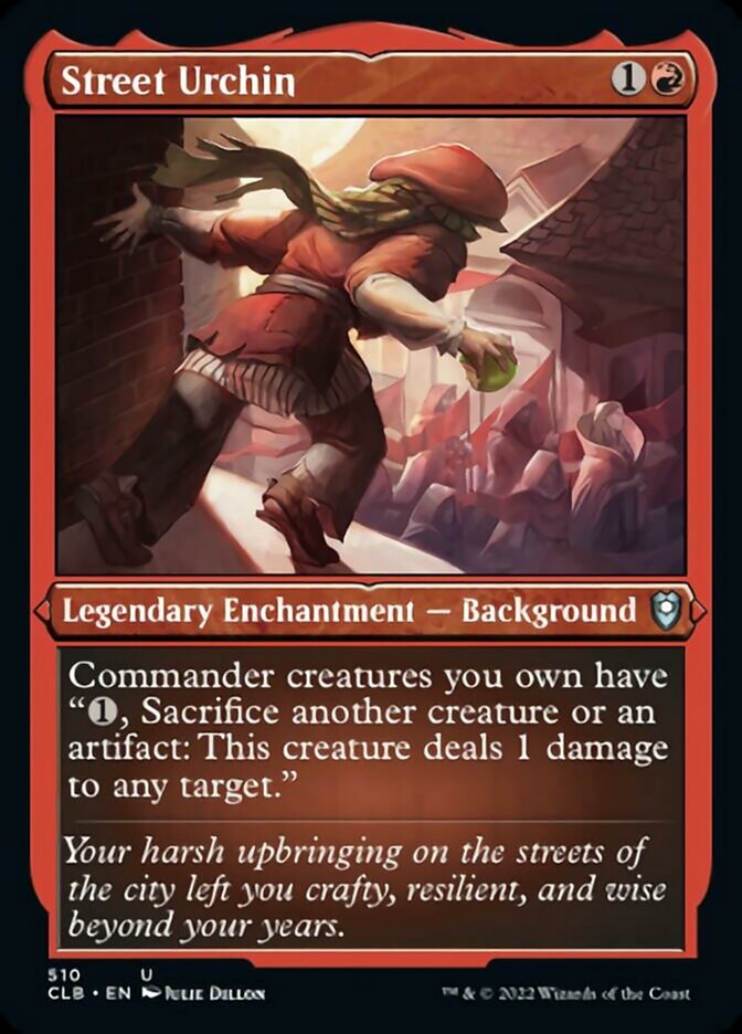 Street Urchin (Foil Etched) [Commander Legends: Battle for Baldur's Gate] | The CG Realm