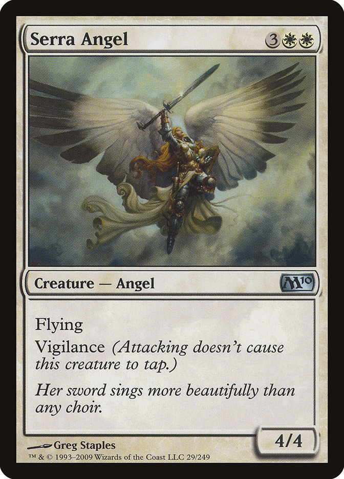 Serra Angel [Magic 2010] | The CG Realm