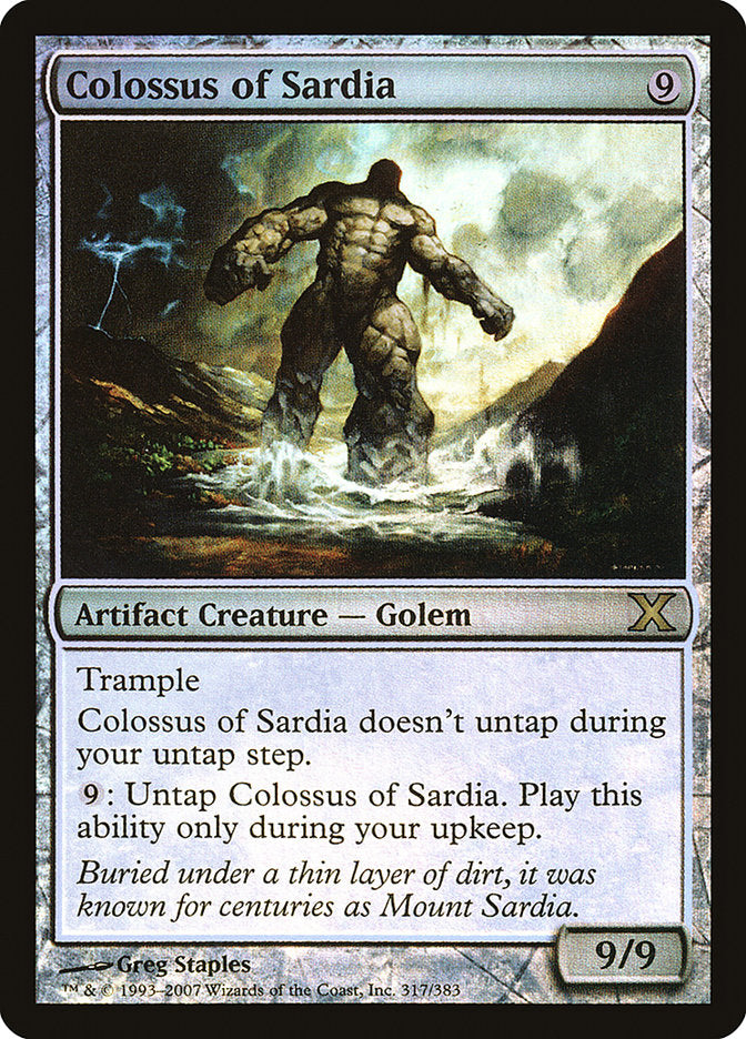 Colossus of Sardia (Premium Foil) [Tenth Edition] | The CG Realm