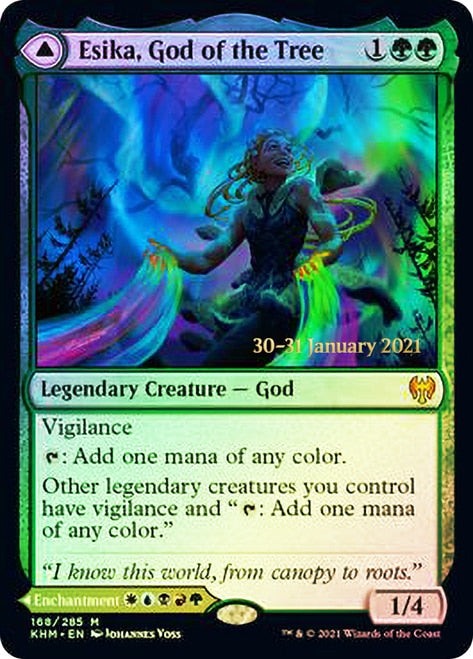 Esika, God of the Tree (PRE-168S) - Kaldheim Promos Foil