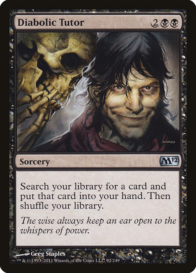 Diabolic Tutor [Magic 2012] | The CG Realm