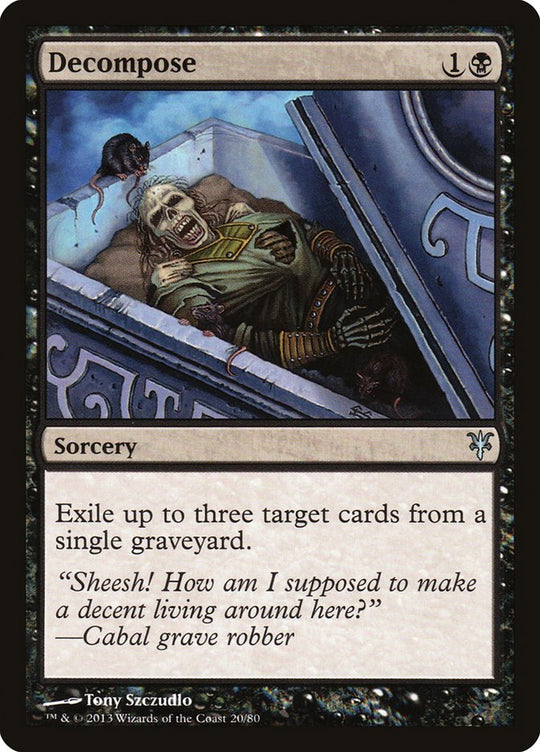 Decompose (DDK-020) - Duel Decks: Sorin vs. Tibalt