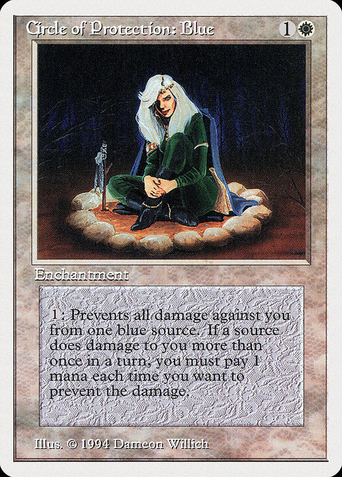 Circle of Protection: Blue [Summer Magic / Edgar] | The CG Realm