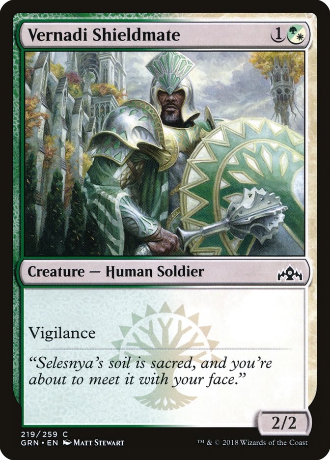 Vernadi Shieldmate [Guilds of Ravnica] | The CG Realm