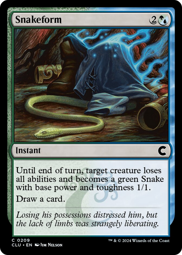 Snakeform [Ravnica: Clue Edition] | The CG Realm