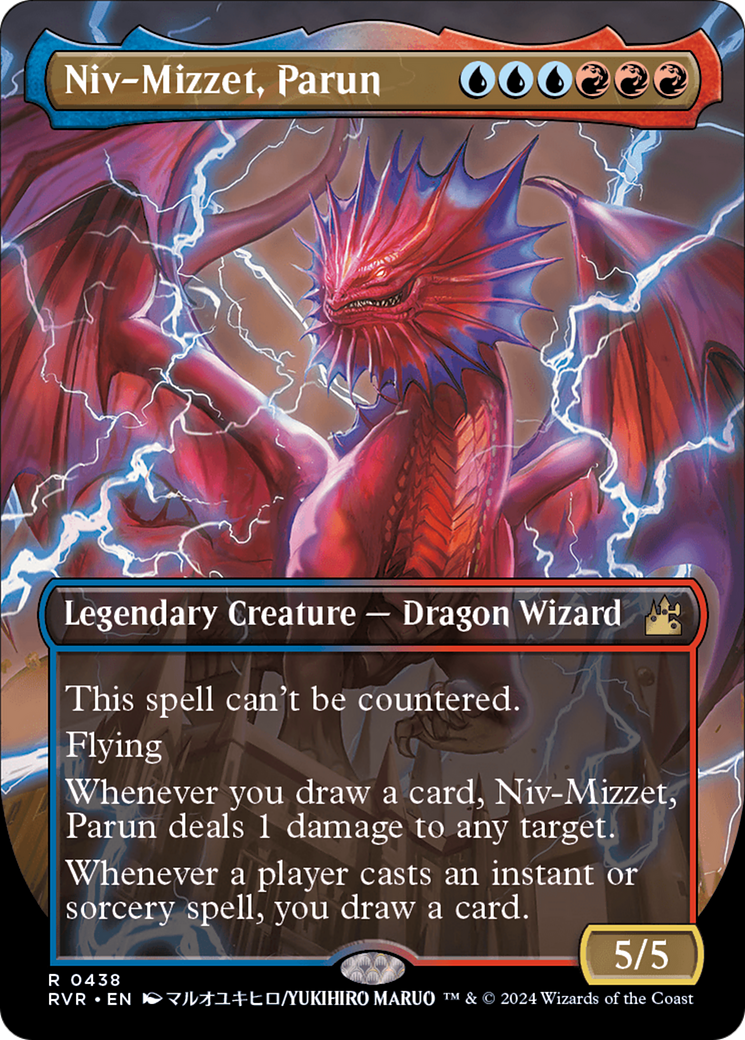 Niv-Mizzet, Parun (Anime Borderless) [Ravnica Remastered] | The CG Realm