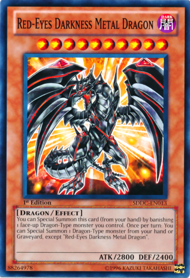 Red-Eyes Darkness Metal Dragon [SDDC-EN013] Common | The CG Realm