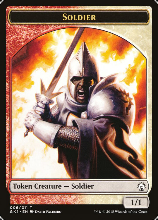 Soldier (002) // Goblin Token (GR1-2 // 4) - GRN Guild Kit Tokens