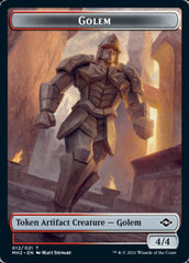 Golem // Treasure (21) Double-Sided Token [Modern Horizons 2 Tokens] | The CG Realm