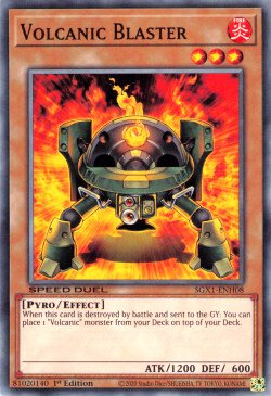 Volcanic Blaster [SGX1-ENH08] Common | The CG Realm