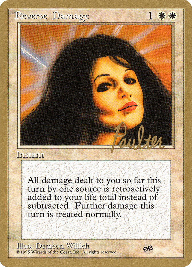 Reverse Damage (Preston Poulter) (SB) [Pro Tour Collector Set] | The CG Realm