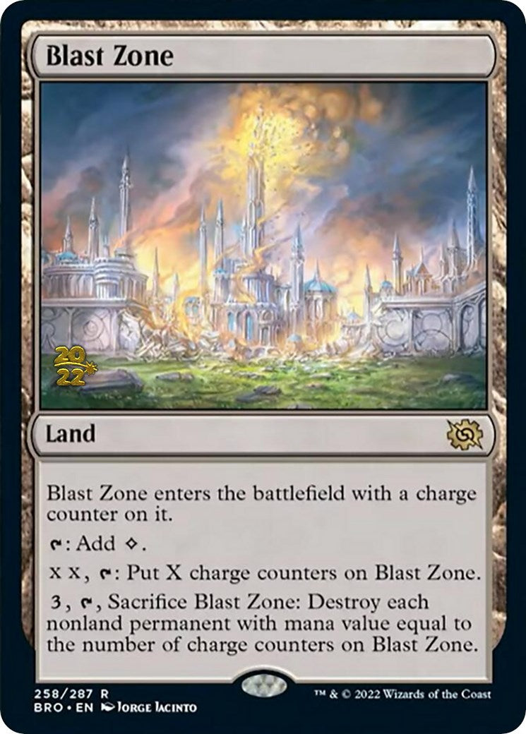 Blast Zone (258) [The Brothers' War Prerelease Promos] | The CG Realm