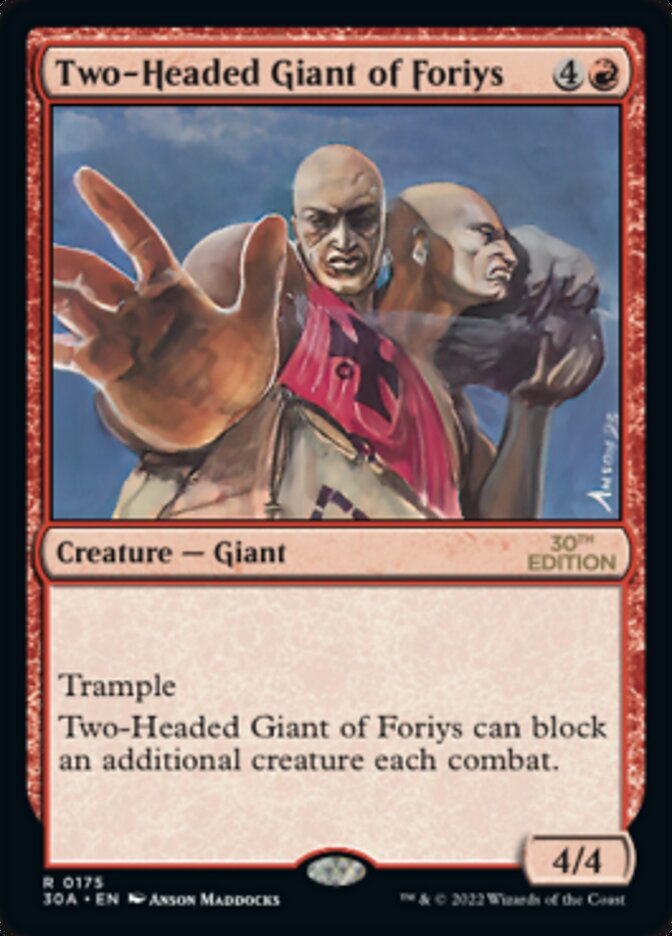 Two-Headed Giant of Foriys (30A-175) - 30th Anniversary Edition