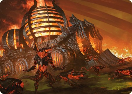 Urabrask's Forge Art Card [Phyrexia: All Will Be One Art Series] | The CG Realm