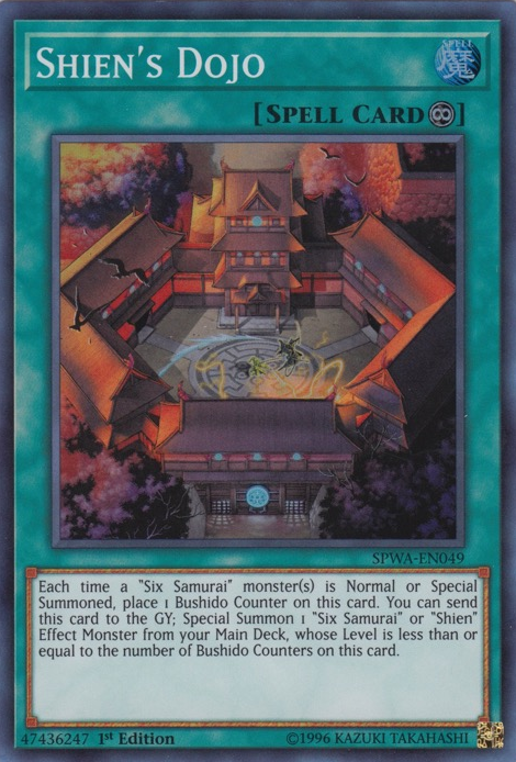 Shien's Dojo [SPWA-EN049] Super Rare | The CG Realm