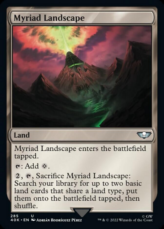 Myriad Landscape (Surge Foil) [Warhammer 40,000] | The CG Realm
