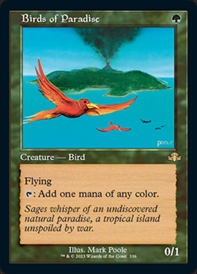 Birds of Paradise (Retro) [Dominaria Remastered] | The CG Realm