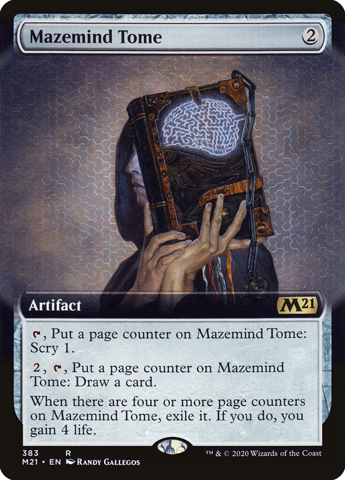 Mazemind Tome (Extended Art) [Core Set 2021] | The CG Realm