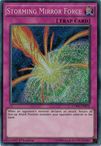 Storming Mirror Force [CORE-EN076] Secret Rare | The CG Realm