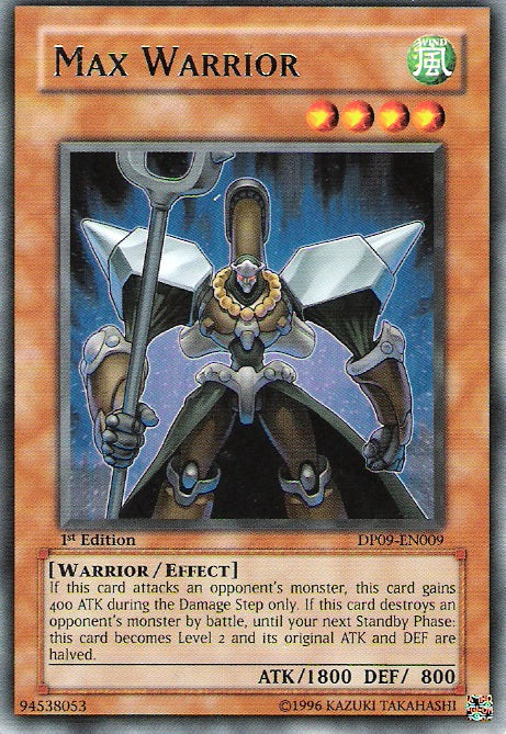 Max Warrior [DP09-EN009] Rare | The CG Realm