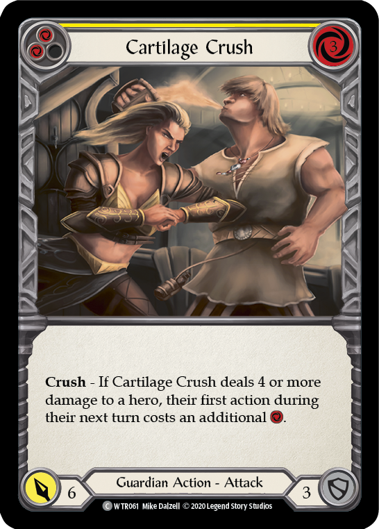 Cartilage Crush (Yellow) [U-WTR061] (Welcome to Rathe Unlimited)  Unlimited Rainbow Foil | The CG Realm