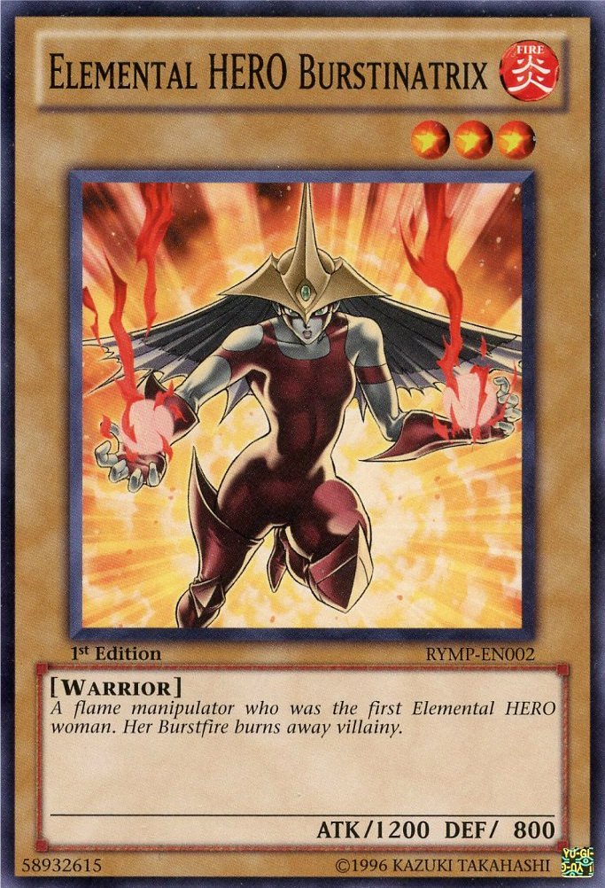 Elemental HERO Burstinatrix [RYMP-EN002] Common | The CG Realm
