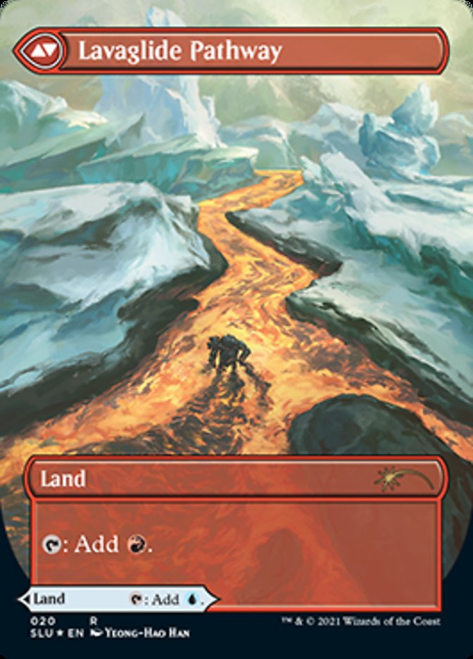 Riverglide Pathway (Borderless) (SLU-020) - Secret Lair: Ultimate Edition: (Showcase) Foil