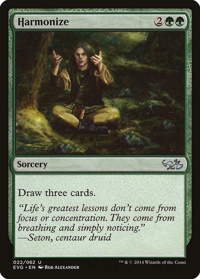 Harmonize (Elves vs. Goblins) [Duel Decks Anthology] | The CG Realm