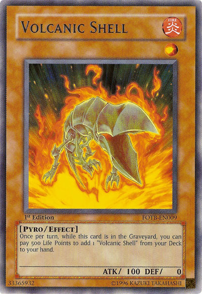 Volcanic Shell [FOTB-EN009] Rare | The CG Realm