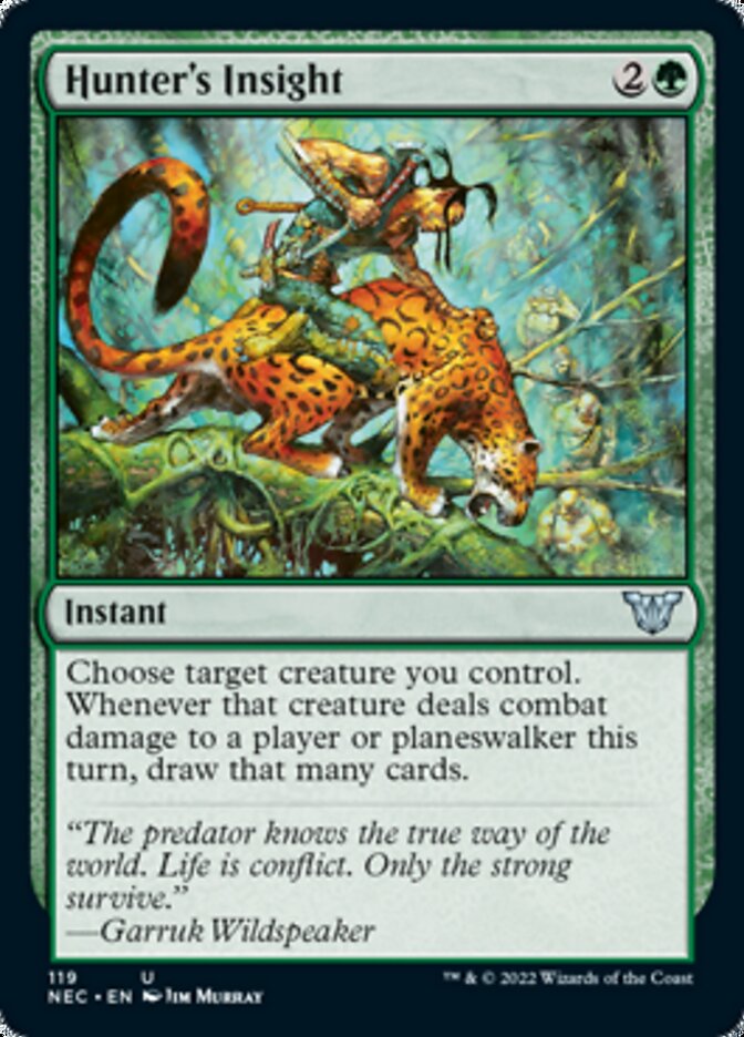 Hunter's Insight [Kamigawa: Neon Dynasty Commander] | The CG Realm