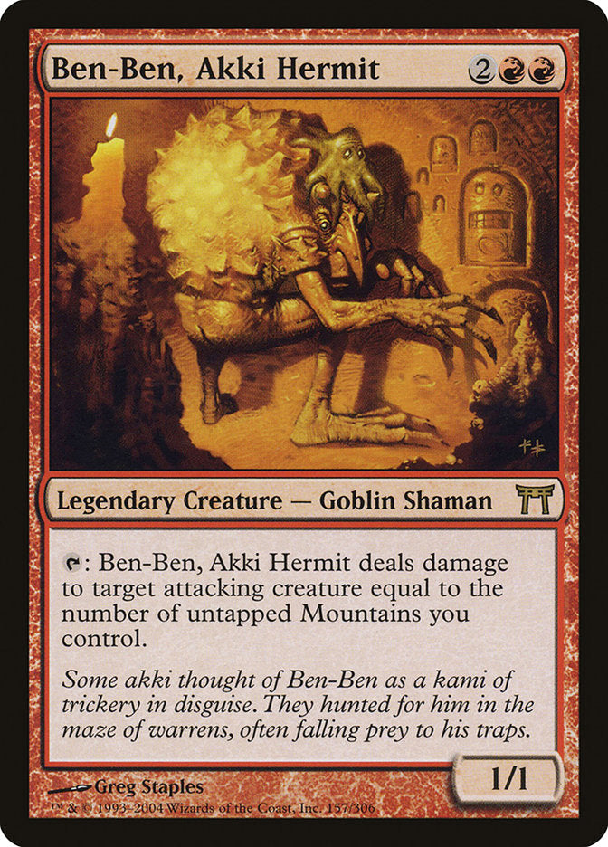 Ben-Ben, Akki Hermit [Champions of Kamigawa] | The CG Realm