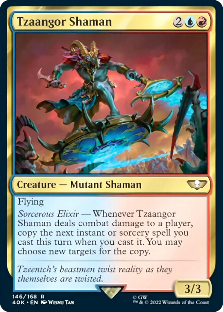 Tzaangor Shaman (Surge Foil) [Warhammer 40,000] | The CG Realm