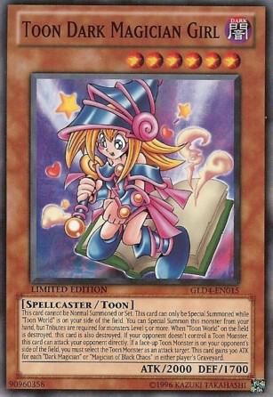 Toon Dark Magician Girl [GLD4-EN015] Common | The CG Realm