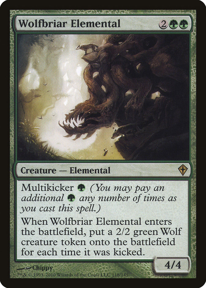 Wolfbriar Elemental [Worldwake] | The CG Realm