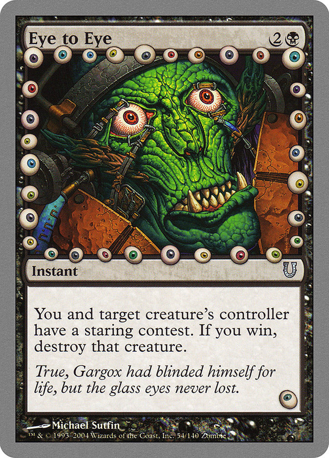 Eye to Eye [Unhinged] | The CG Realm