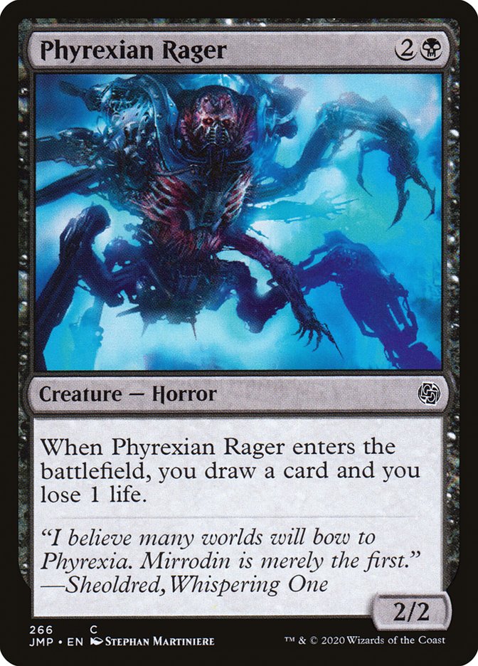 Phyrexian Rager [Jumpstart] | The CG Realm