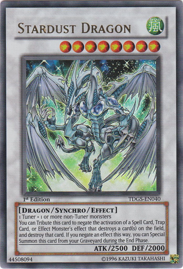 Stardust Dragon [TDGS-EN040] Ultra Rare | The CG Realm