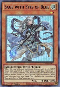 Sage with Eyes of Blue (Blue) [LDS2-EN011] Ultra Rare | The CG Realm
