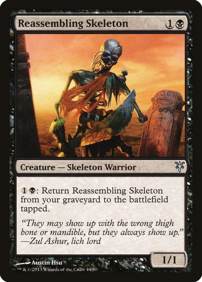 Reassembling Skeleton [Duel Decks: Sorin vs. Tibalt] | The CG Realm