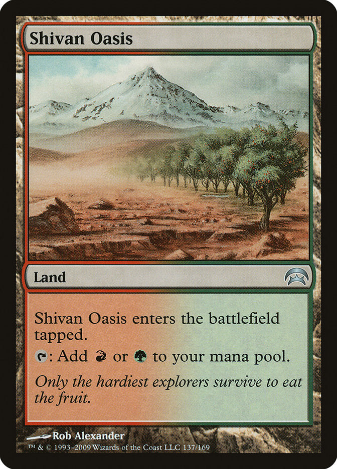 Shivan Oasis [Planechase] | The CG Realm